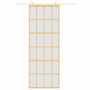 Voir la diapositive 3 : VIDAXL Porte coulissante dore 76x205 cm verre ESG depoli et aluminium