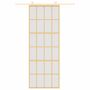 Voir la diapositive 3 : VIDAXL Porte coulissante dore 76x205 cm verre ESG depoli et aluminium