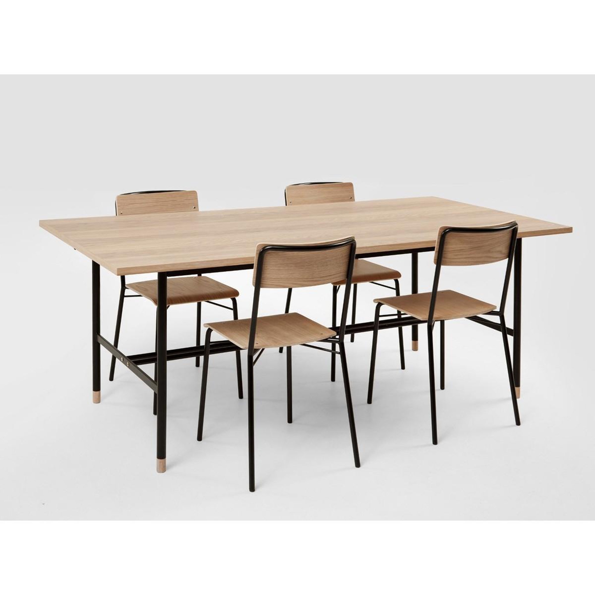 Voir la diapositive 3 : Paris Prix Table de repas design  jugend  200cm chêne