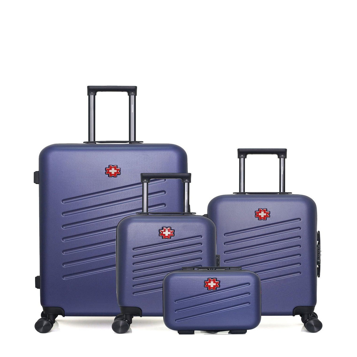 SWISS KOPPER SWISS KOPPER - LOT DE 4 - Valises grand format, cabine, cabine XXS et vanity ZURICH