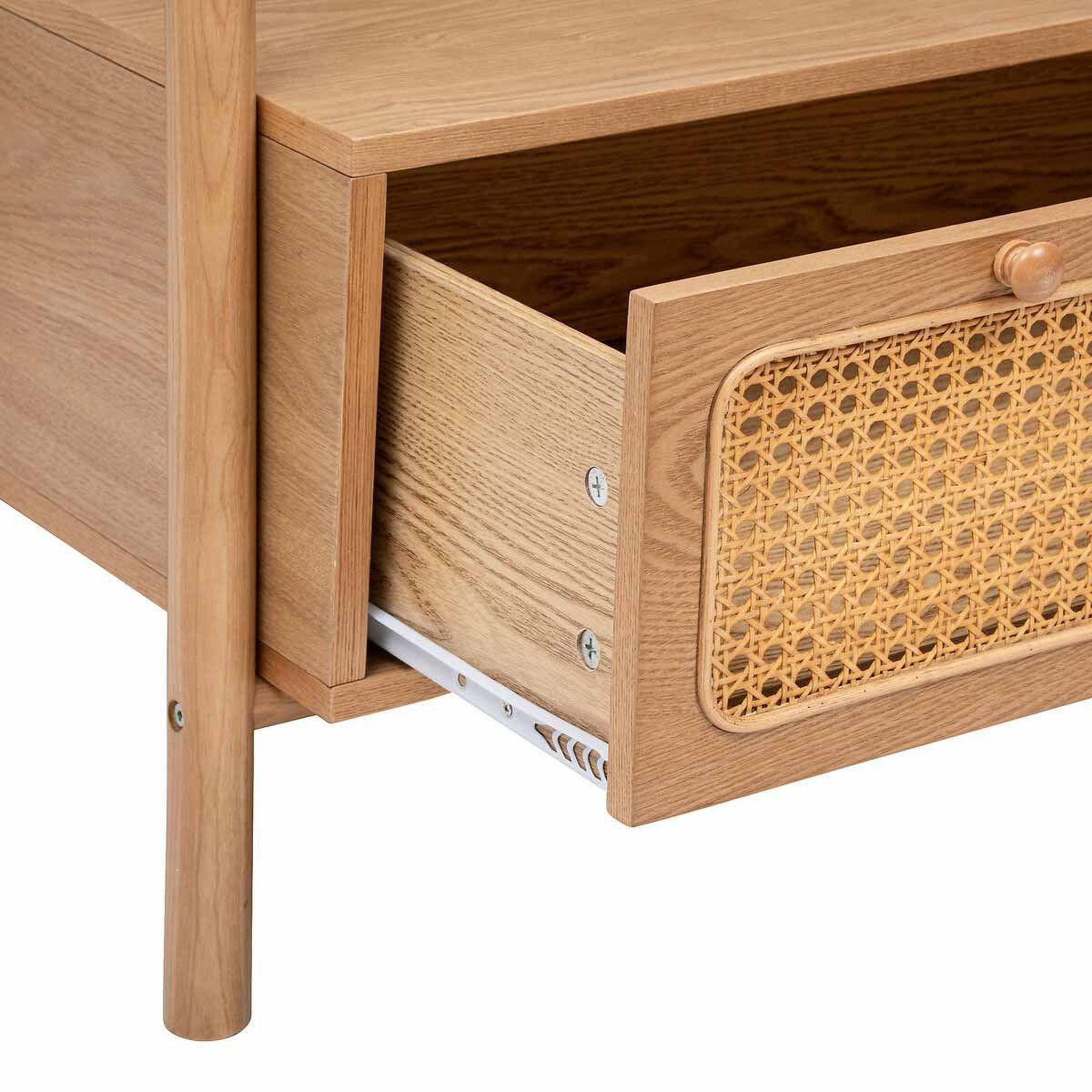 Voir la diapositive 3 : ATMOSPHERA Portant à vêtements avec tiroir  tiria  162cm marron