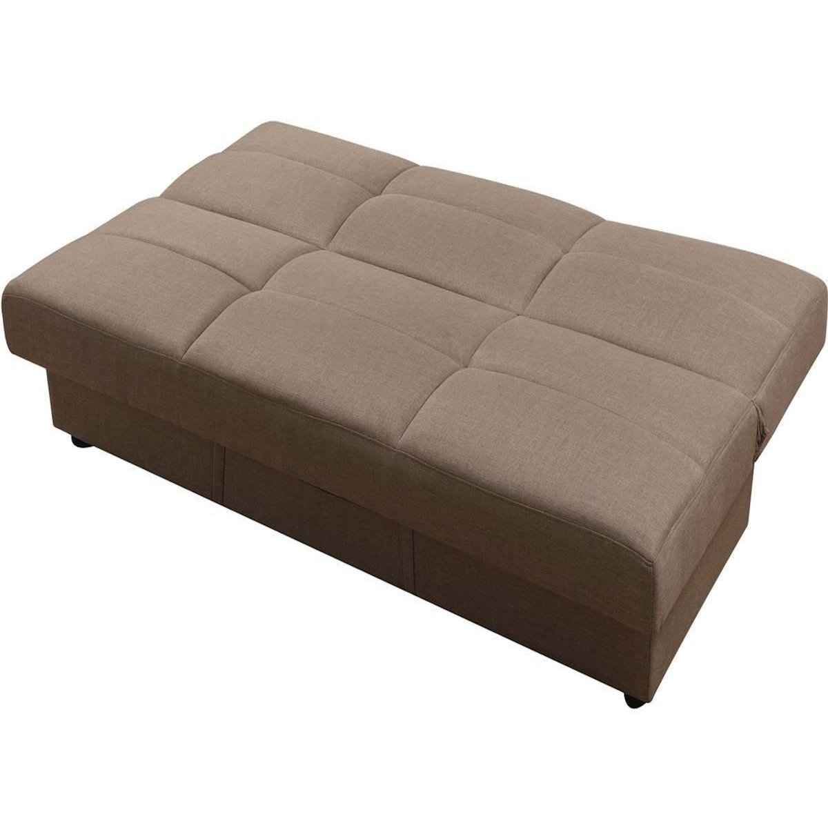 Habitat et Jardin Canapé Clic-Clac  Enzo  - 185 x 84 x 85 cm - 3 places - Taupe