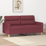 Voir la diapositive 1 : VIDAXL Canape a 2 places Rouge bordeaux 140 cm Tissu