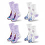 Voir la diapositive 4 : DISNEY Pack de Chaussettes Antidérapantes Enfant DISNEY FROZEN-LA REINE DES NEIGES (Lot de 4)