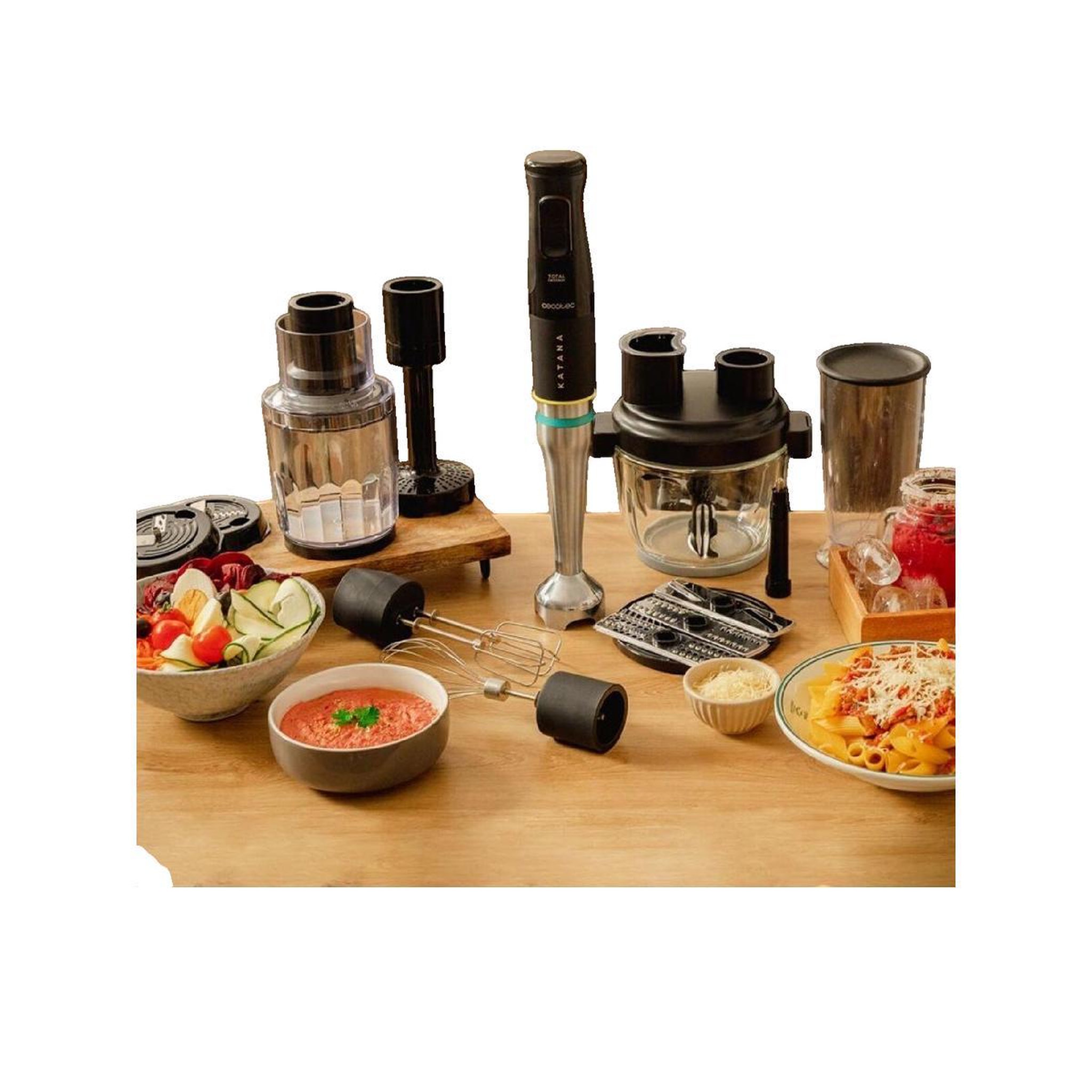 Voir la diapositive 2 : CECOTEC Mixeur Plongeant Cecotec TotalDestroy Puissant 1500 W