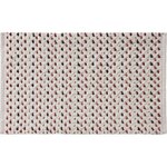 GUY LEVASSEUR Tapis de bain déco en coton chenille 50x80cm. Coloris disponibles : Gris