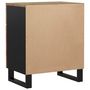Voir la diapositive 5 : VIDAXL Table de chevet 50x33x60cm Bois de recuperation et d'ingenierie