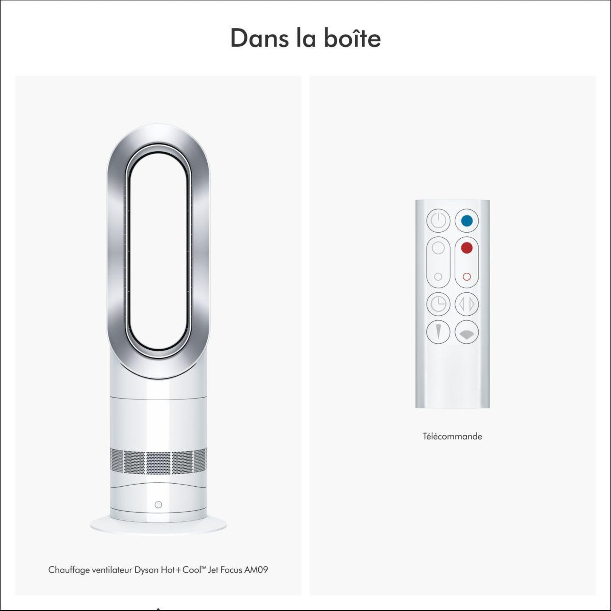 Voir la diapositive 4 : Dyson Chauffage soufflant AM09