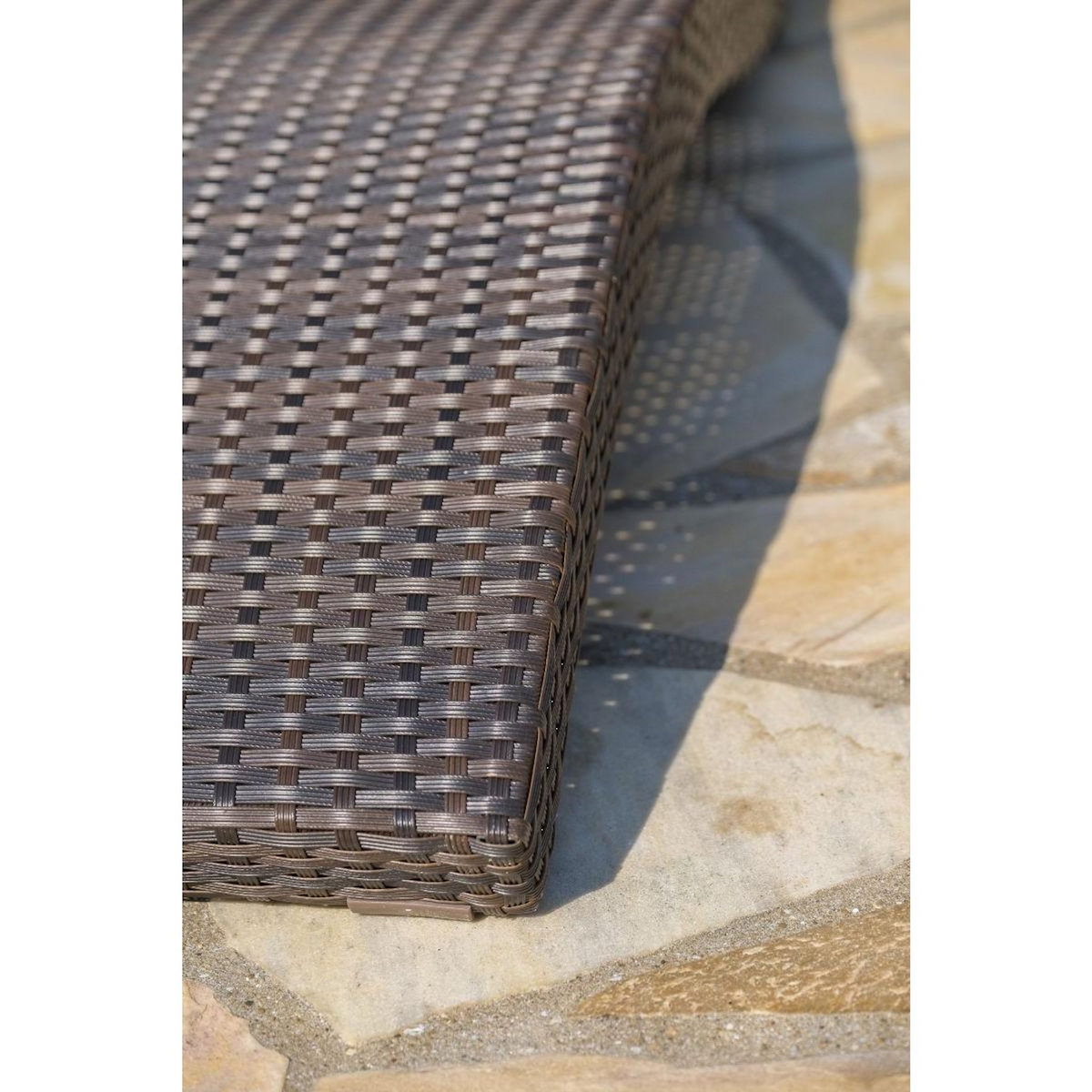 Paris Prix Lot de 2 Bains de Soleil Empilables  Cancun  190cm Chocolat