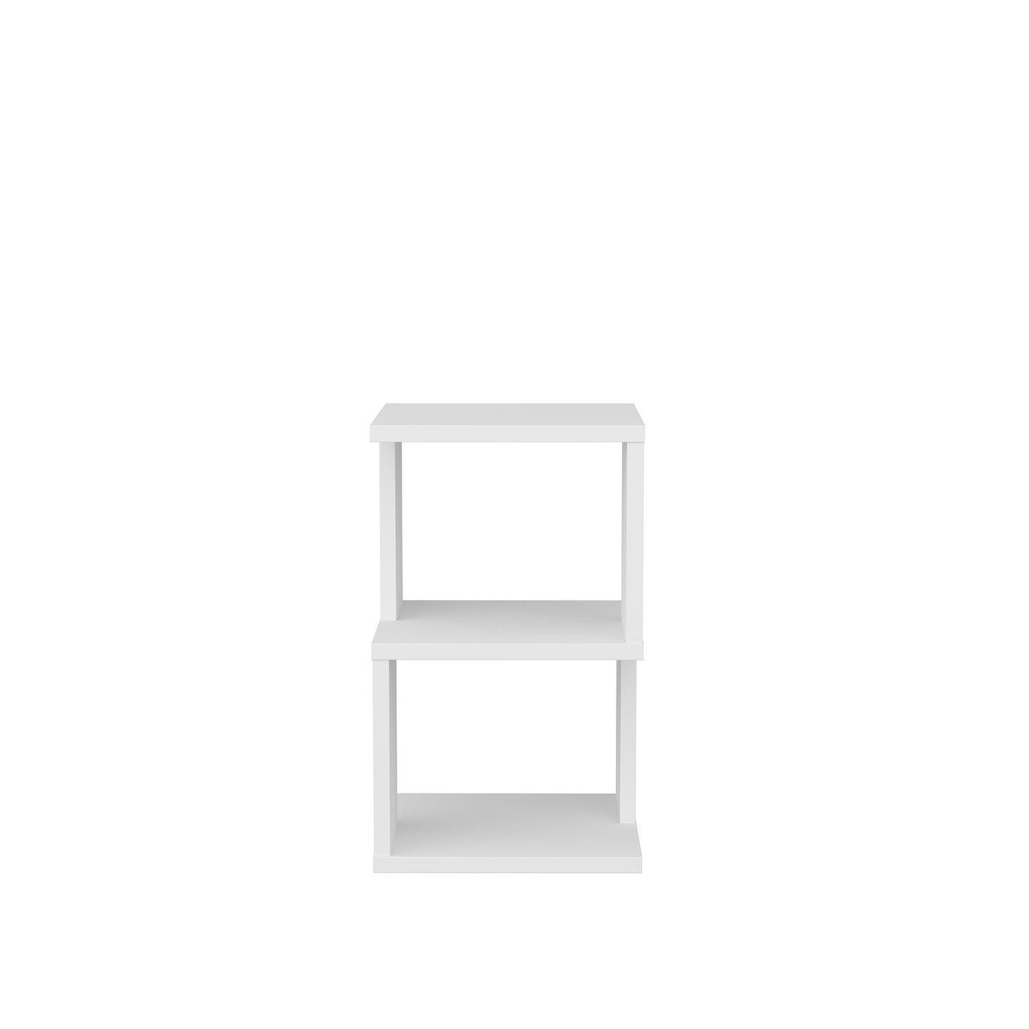 TOILINUX Bout de canapé en bois nolan - blanc