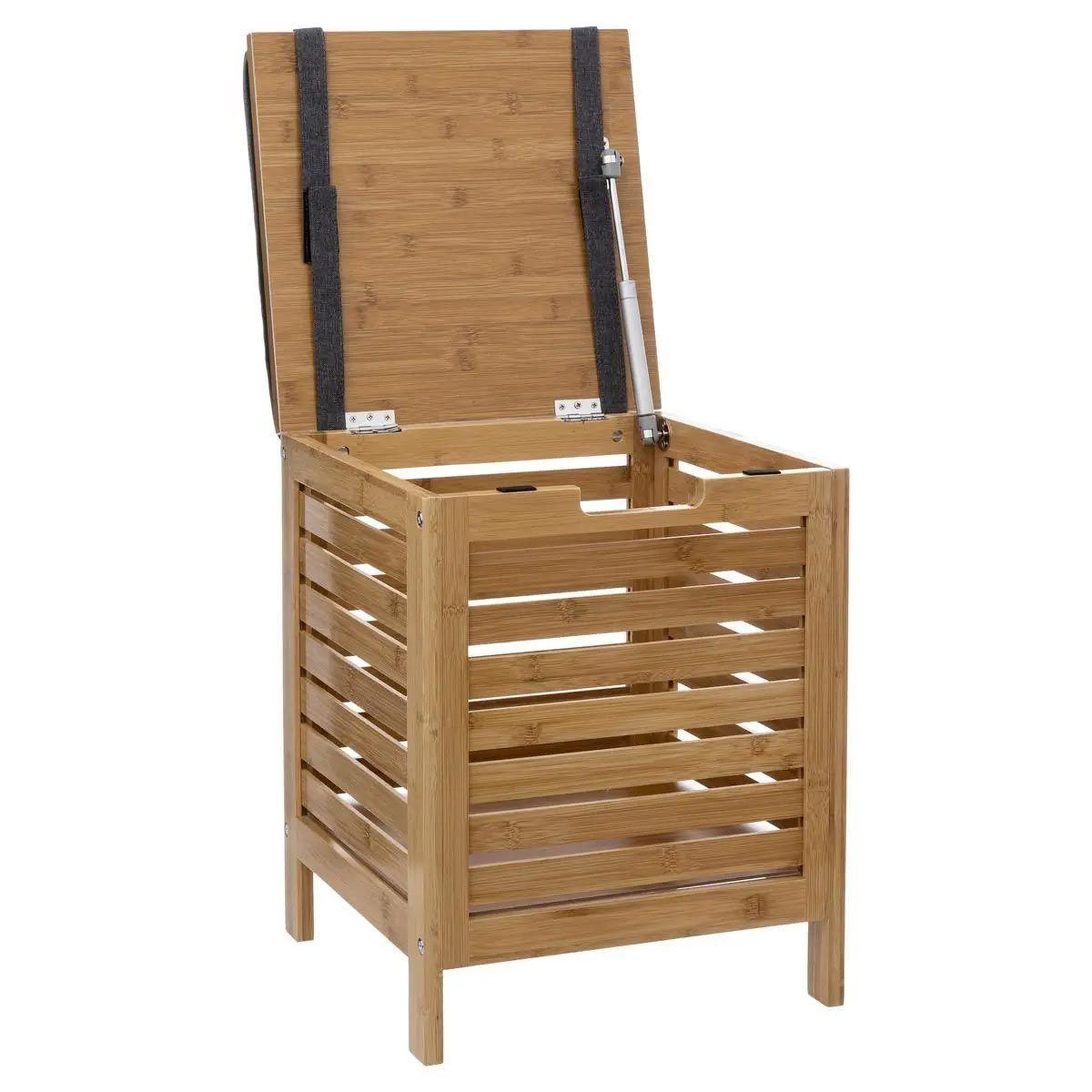 Voir la diapositive 2 : FIVE Banc & coffre de rangement  bambou  35l naturel