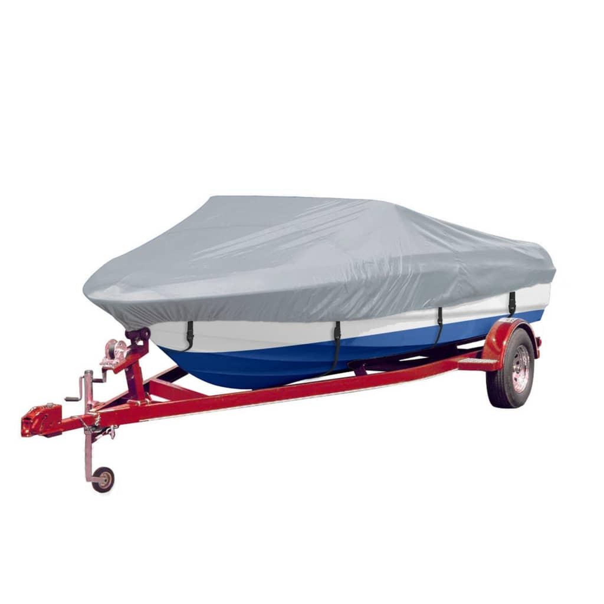 Voir la diapositive 2 : VIDAXL Housses de bateau 2 pcs Gris Longueur 488-564 cm Largeur 239 cm