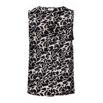 JACQUELINE DE YONG Top Imprimé Beige/ JDY Divya. Coloris disponibles : Noir