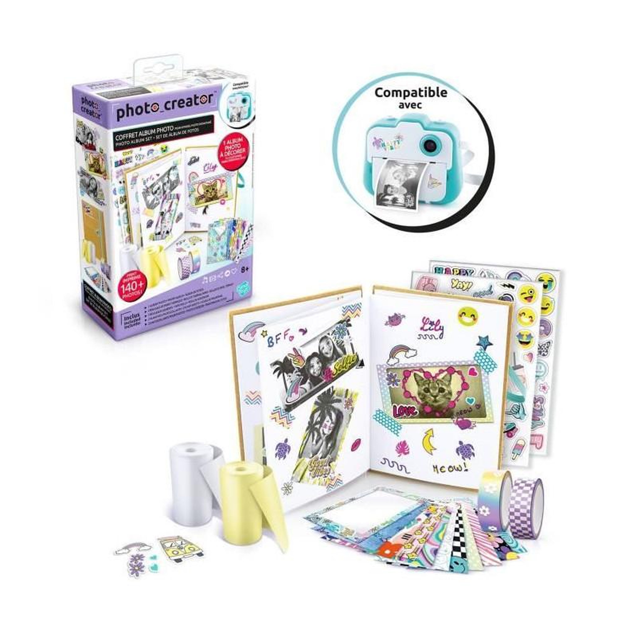 Voir la diapositive 1 : Canal Toys PHOTO CREATOR - Coffret Album Photo pour appareil photo a impression instantanée - Compatible Photo Creator - CLK 007 - Canal T