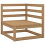 Voir la diapositive 4 : VIDAXL Salon de jardin 10 pcs marron miel bois de pin massif