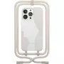 WOODCESSORIES Coque avec cordon iPhone 13 Pro Max Tour de cou blanc