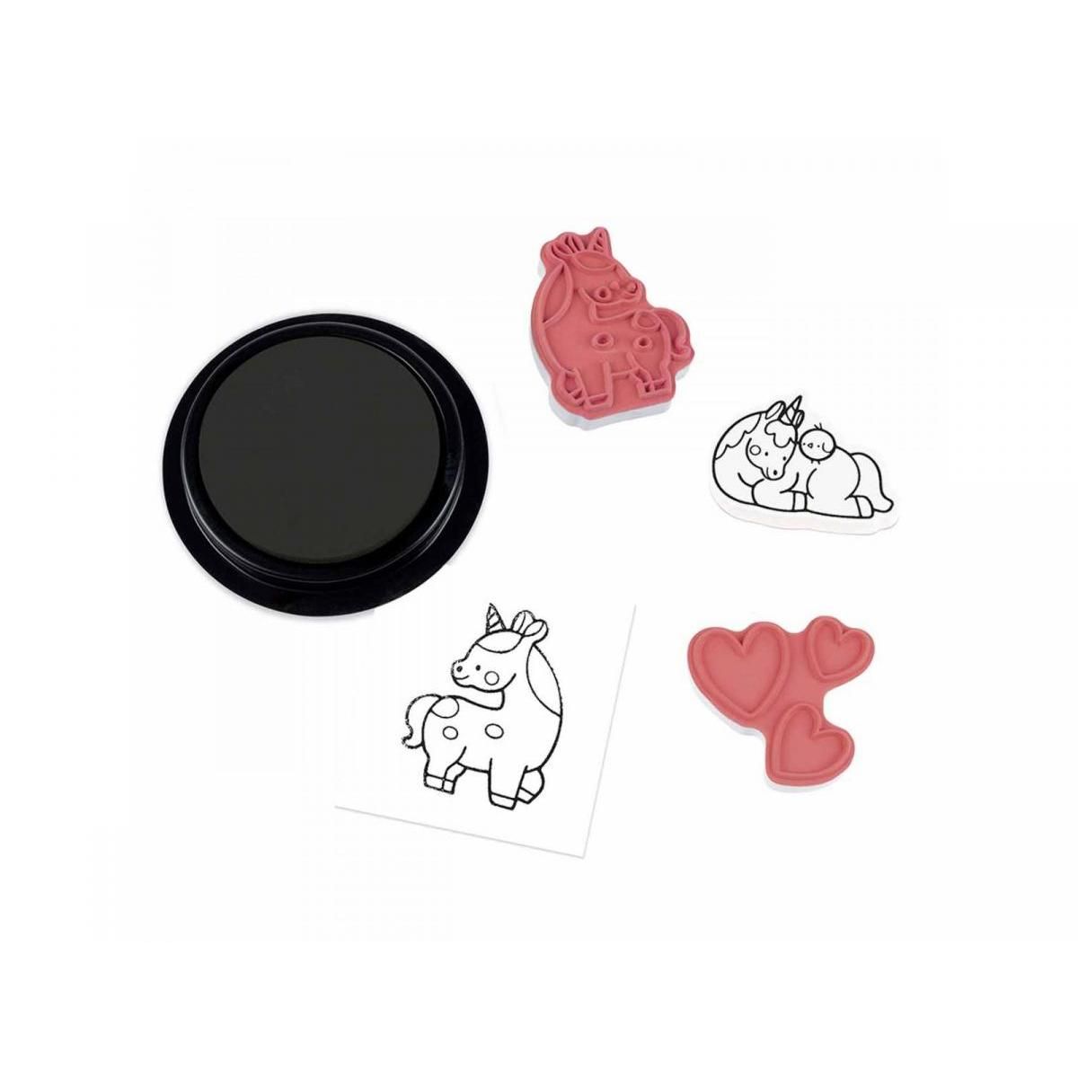 Juratoys-Janod Unicorn stampinoo - 15 tampons