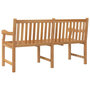 Voir la diapositive 5 : VIDAXL Banc de jardin 150 cm bois de teck massif