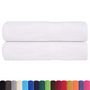 Voir la diapositive 2 : VIDAXL Essuie mains 2 pcs blanc 50x100 cm 360 g m² 100% coton
