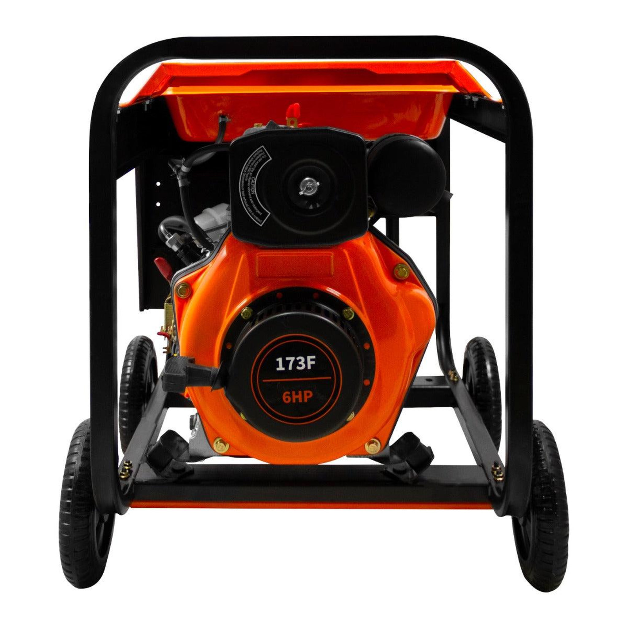 Voir la diapositive 3 : T-MECH Générateur à diesel monophasé à cadre ouvert - 2 200w