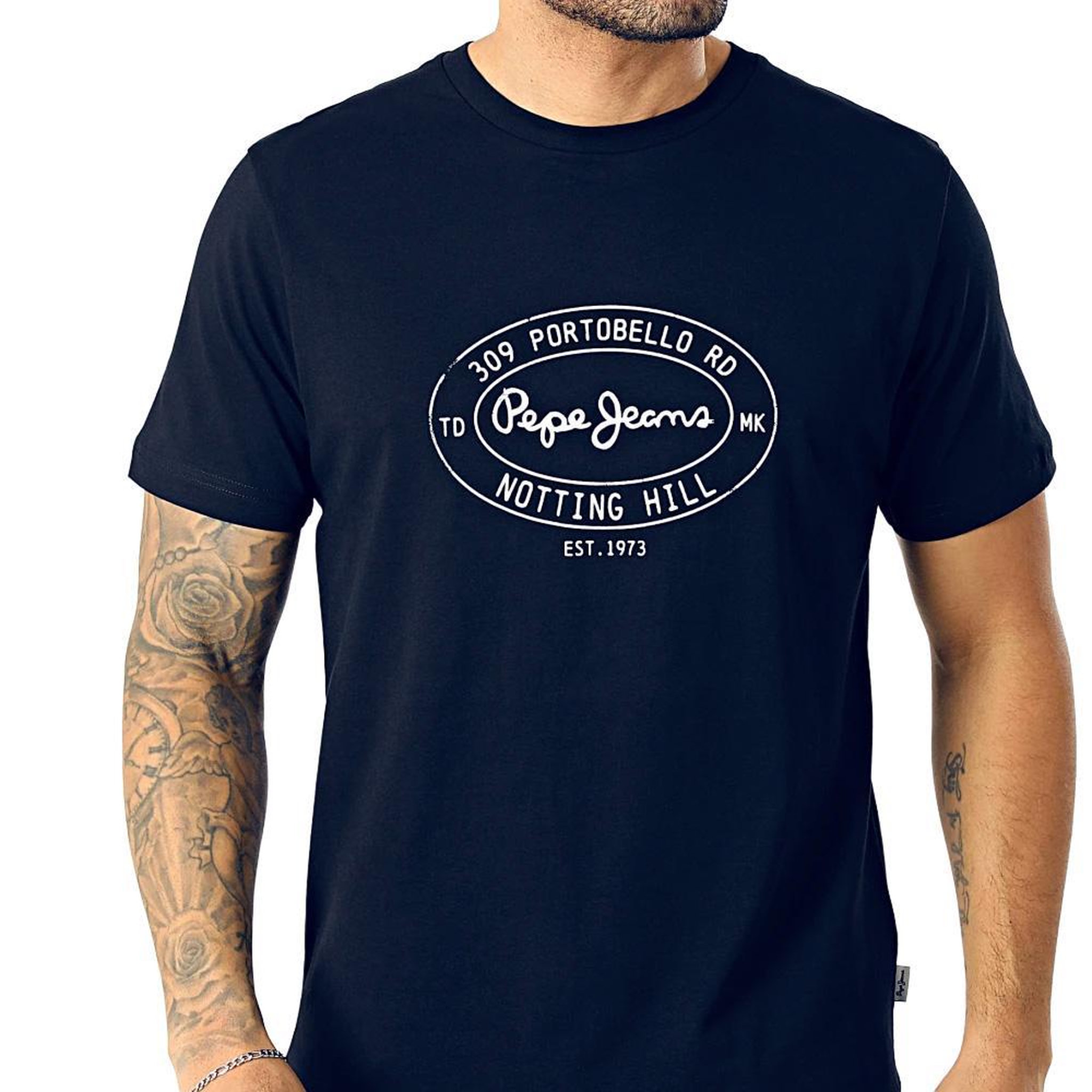 Voir la diapositive 1 : Pepe Jeans T-Shirt Marine Homme Pepe jeans Originals