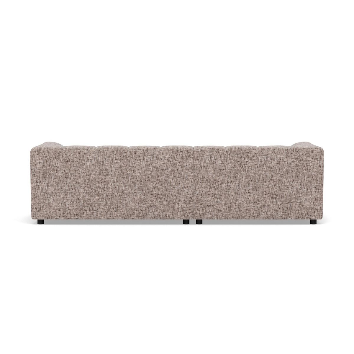 LISA DESIGN Curtis - canapé d'angle gauche 4 places avec accoudoir en tissu texturé