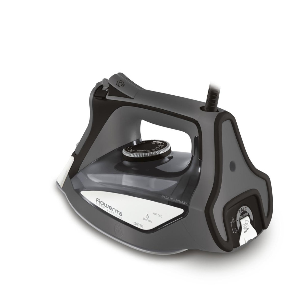 ROWENTA Rowenta DW7025 Fer à vapeur Semelle Laser HD Microsteam 400 2700 W Noir, Gris