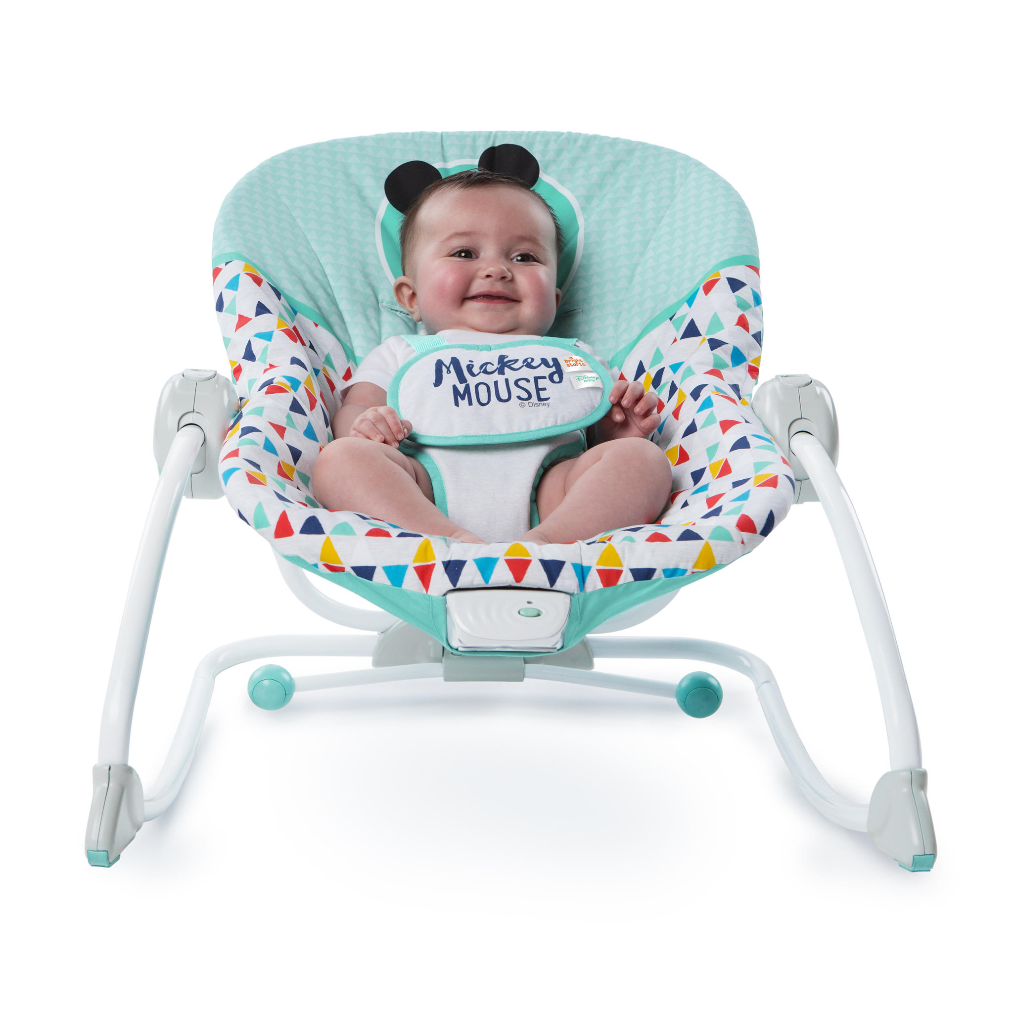 Voir la diapositive 6 : DISNEY Transat bébé évolutif et vibrant Happy Mickey 