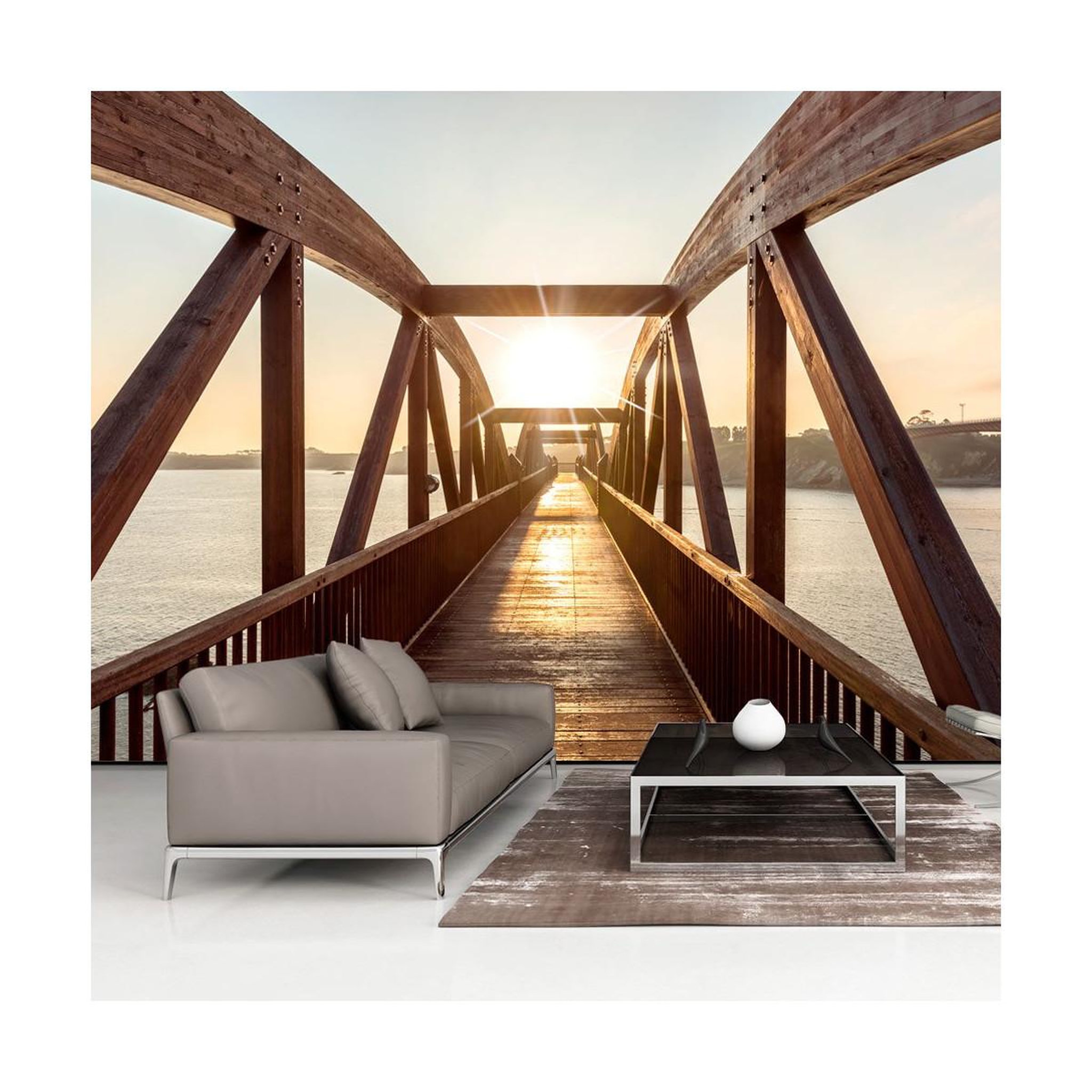 Voir la diapositive 1 : Paris Prix Papier Peint  Bridge of the Sun