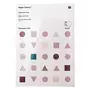 RICO DESIGN 10 feuilles de papier pailleté A4 - teintes rosées
