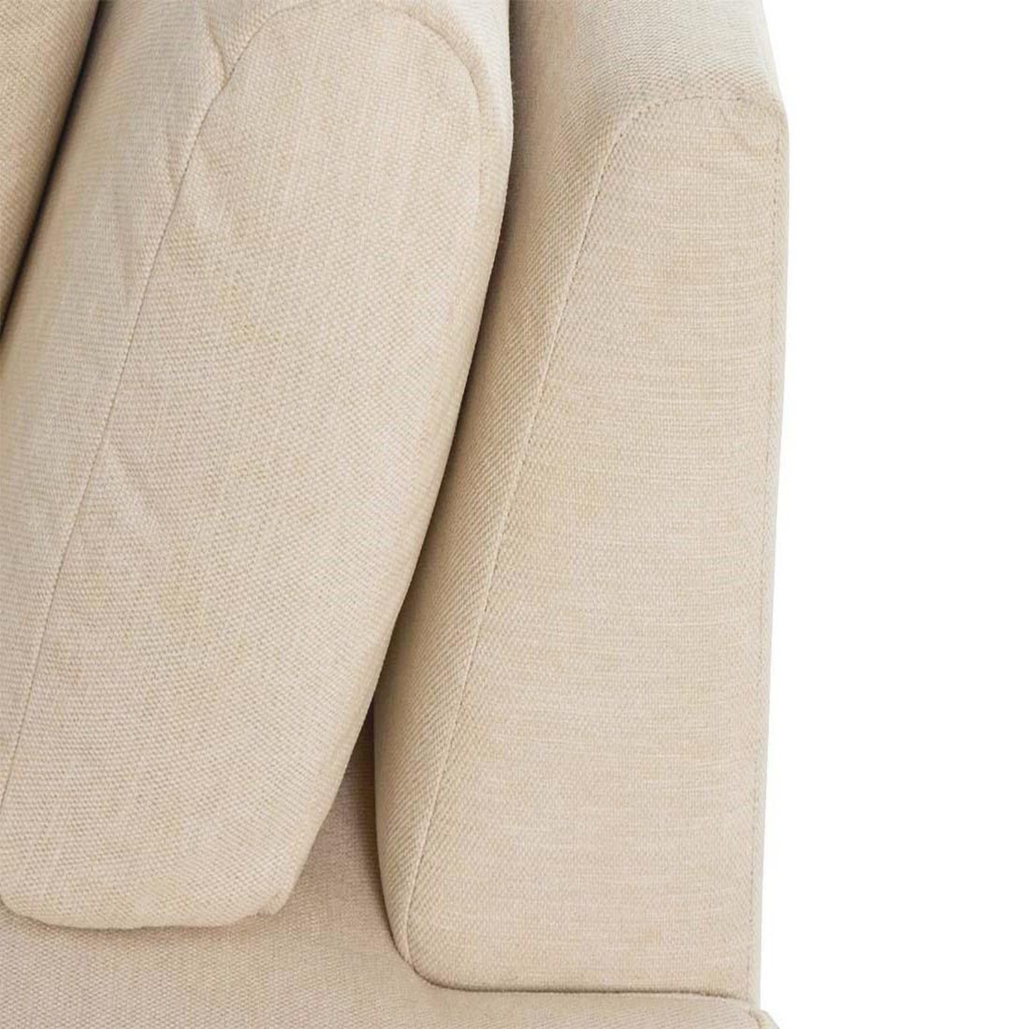 Voir la diapositive 5 : LISA DESIGN Santorini - canapé modulable d'angle gauche - 4 places - en tissu texturé