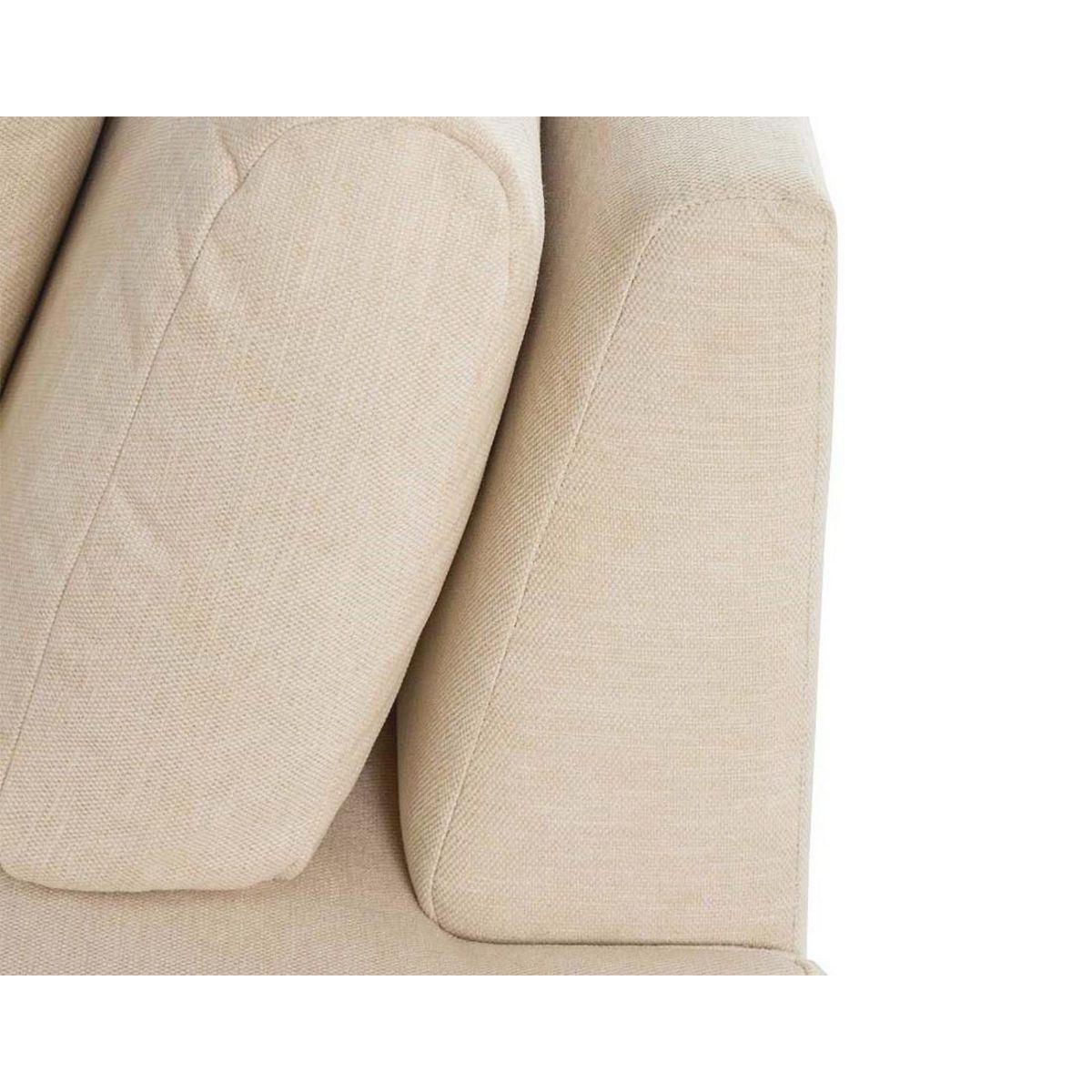 LISA DESIGN Santorini - canapé modulable d'angle gauche - 4 places - en tissu texturé