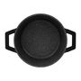 Voir la diapositive 2 : SITRAM Faitout 24cm noir avec couvercle 