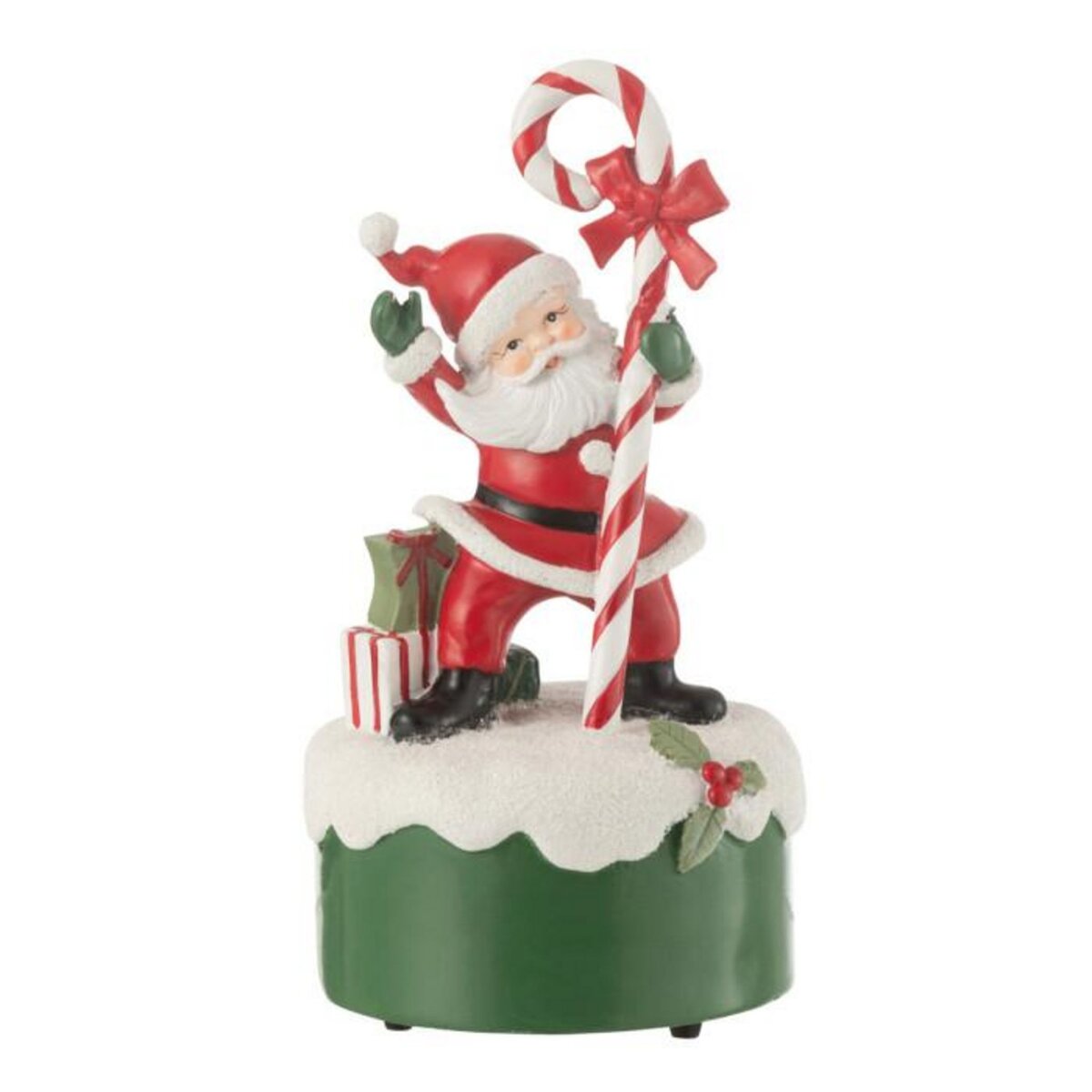 Paris Prix Boîte à Musique  Père Noël Bonbon  19cm Multicolore