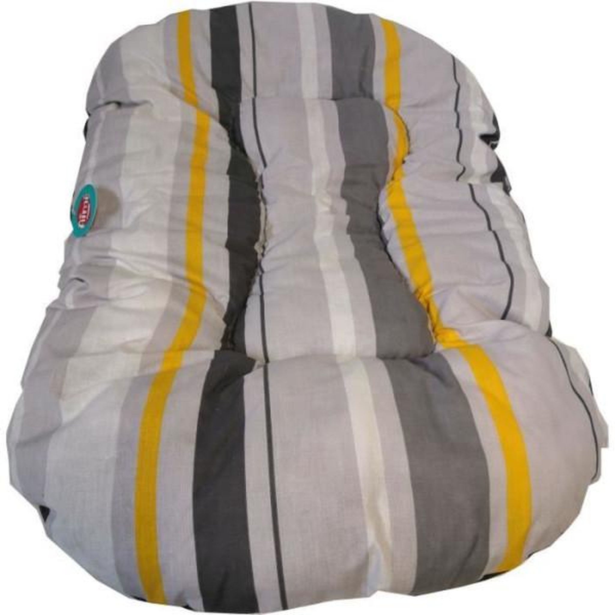 MARKET24 Couchage pour chien - AIME - Coussin Oval - 90 cm - Gris