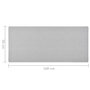 Voir la diapositive 6 : VIDAXL Tapis de couloir Gris clair 50x100 cm