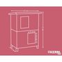 Voir la diapositive 6 : KERBL Kerbl Maison d'exterieur pour chats Family 57x55x80 cm Gris et blanc