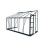 Voir la diapositive 3 : GREEN PROTECT Serre de jardin adossée verre trempé 7,22m² 