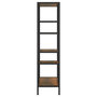 Voir la diapositive 4 : VIDAXL Etagere a livres 80x30x120 cm Acier et bois d'ingenierie