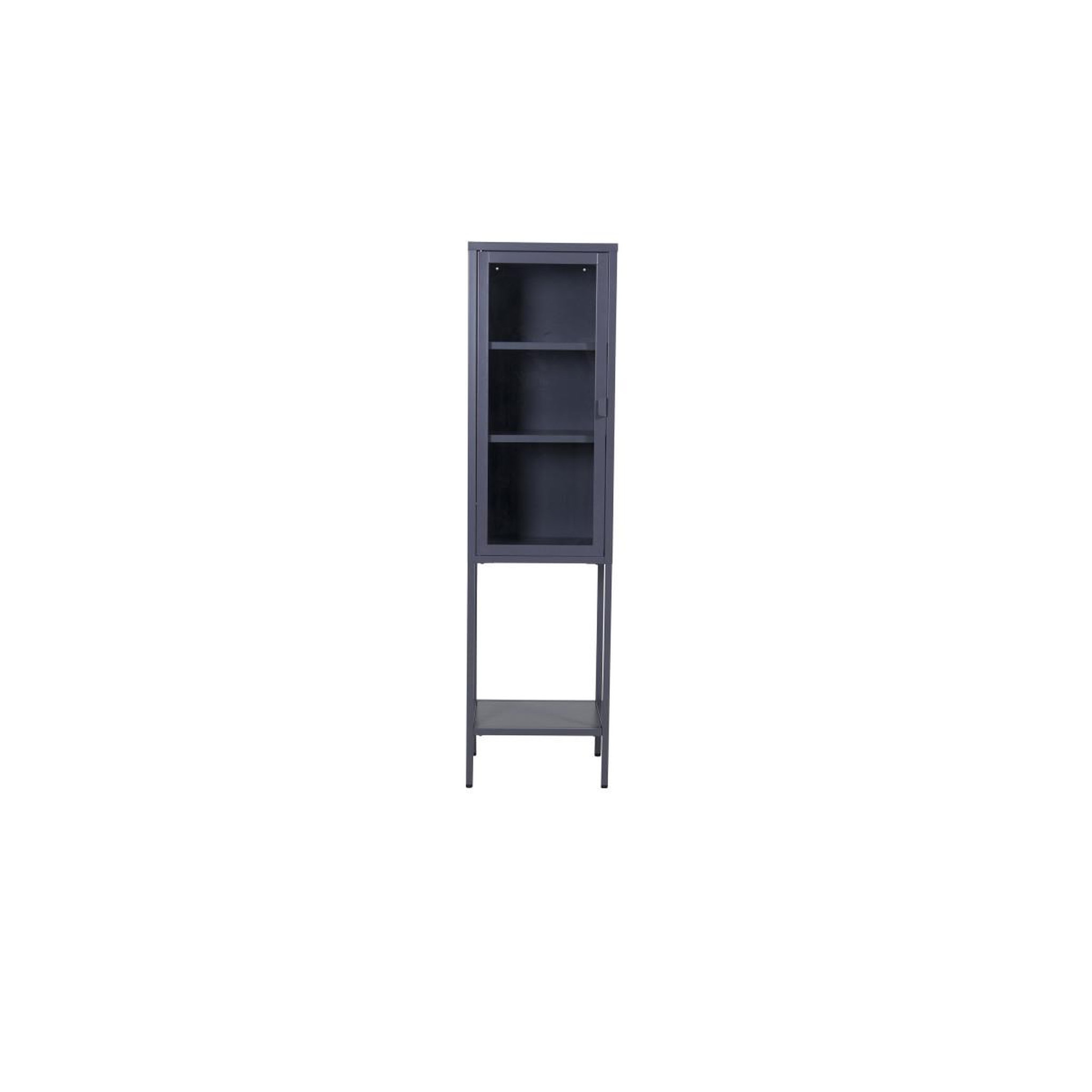 Voir la diapositive 2 : Paris Prix Vitrine avec porte en verre  misha  150cm gris