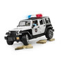Voir la diapositive 3 : BRUDER  Jeep Wrangler Unlimited Rubicon Police avec Policier