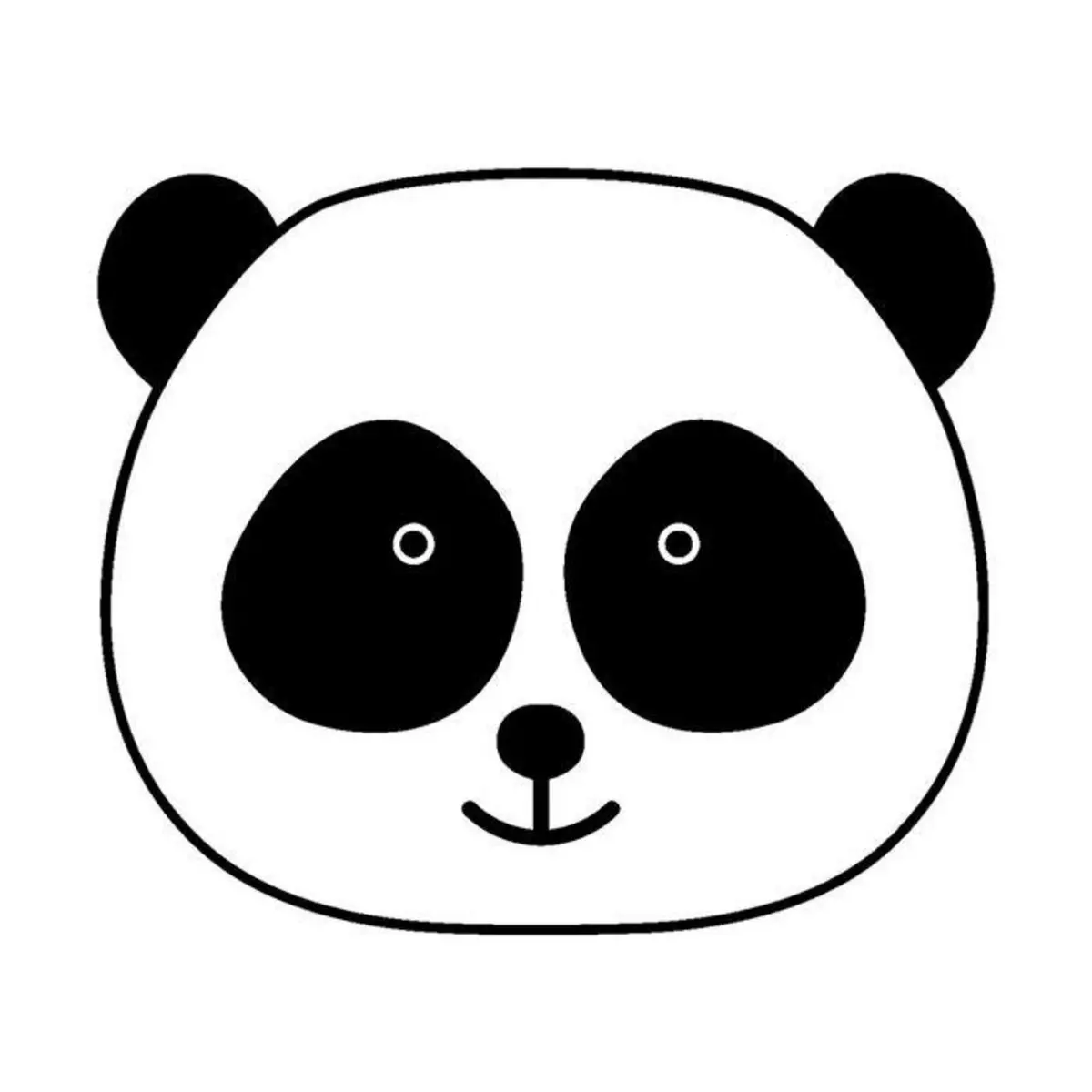 Artemio Tampon en bois - Tête de panda