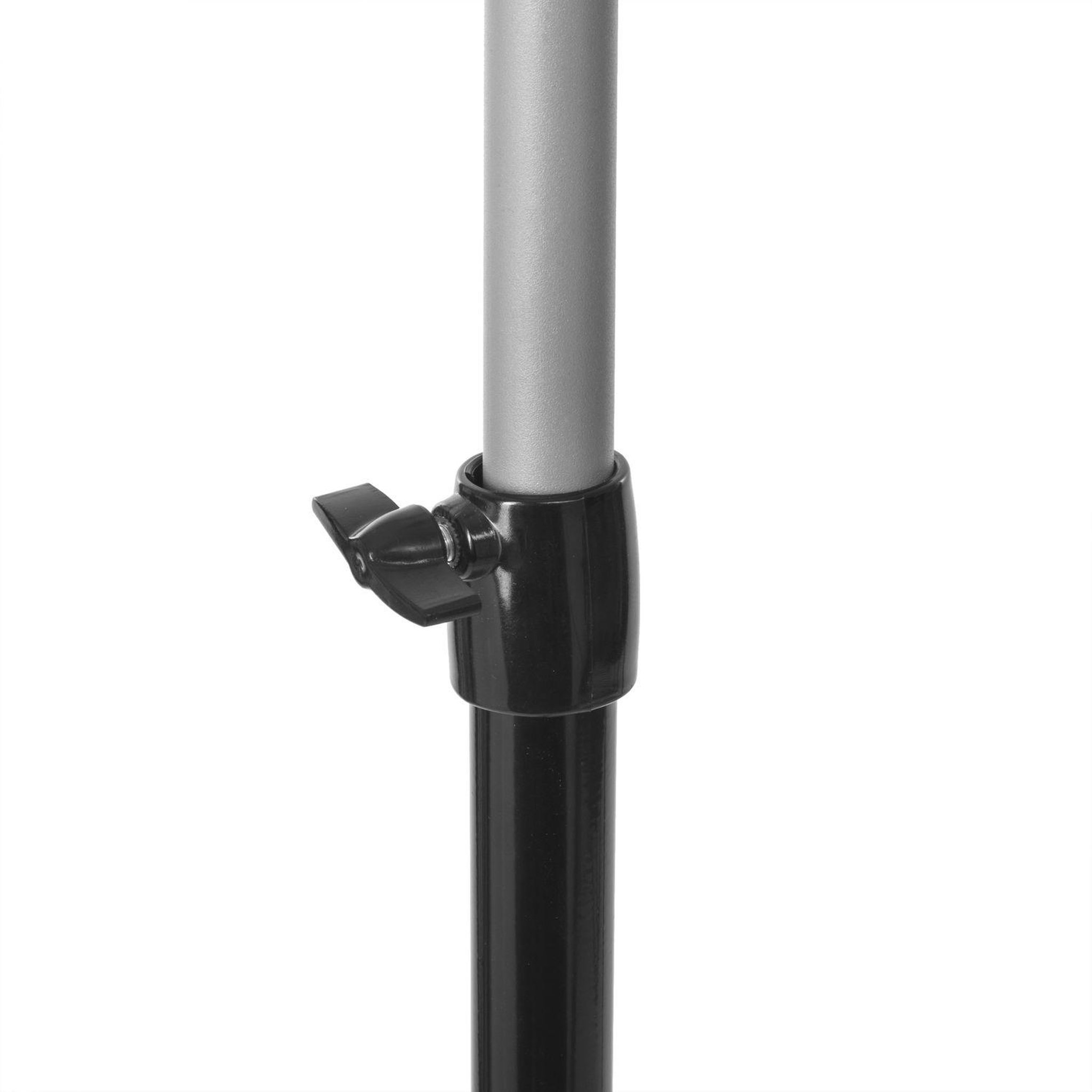Voir la diapositive 3 : ATMOSPHERA Penderie portant à vêtements réglable sur roulette - h. 160 cm - gris et noir