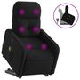 Voir la diapositive 2 : VIDAXL Fauteuil de massage inclinable Noir Tissu