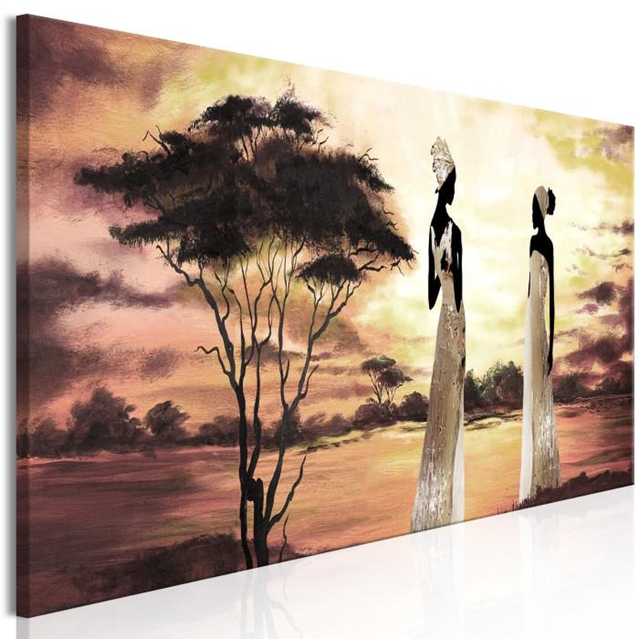 Paris Prix Tableau Imprimé  African Goddesses Narrow. Coloris disponibles : Multicolore