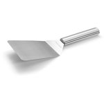 FORGE ADOUR Ustensile plancha spatule inox courte coudée