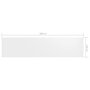 VIDAXL Ecran de balcon Blanc 120x500 cm Tissu Oxford