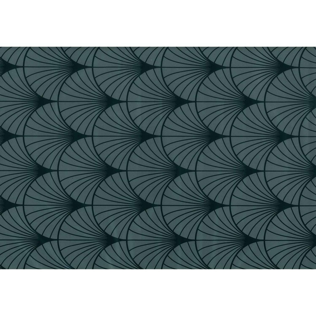 HABITABLE Adhésif décoratif pour meuble effet Art Déco - 200 x 45 cm - Noir