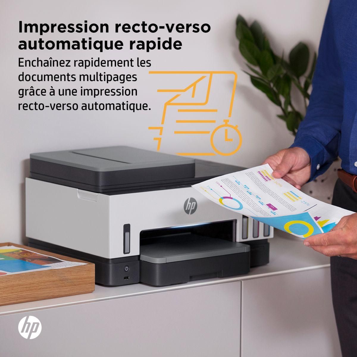 HP Imprimante jet d'encre Smart Tank Plus 7605