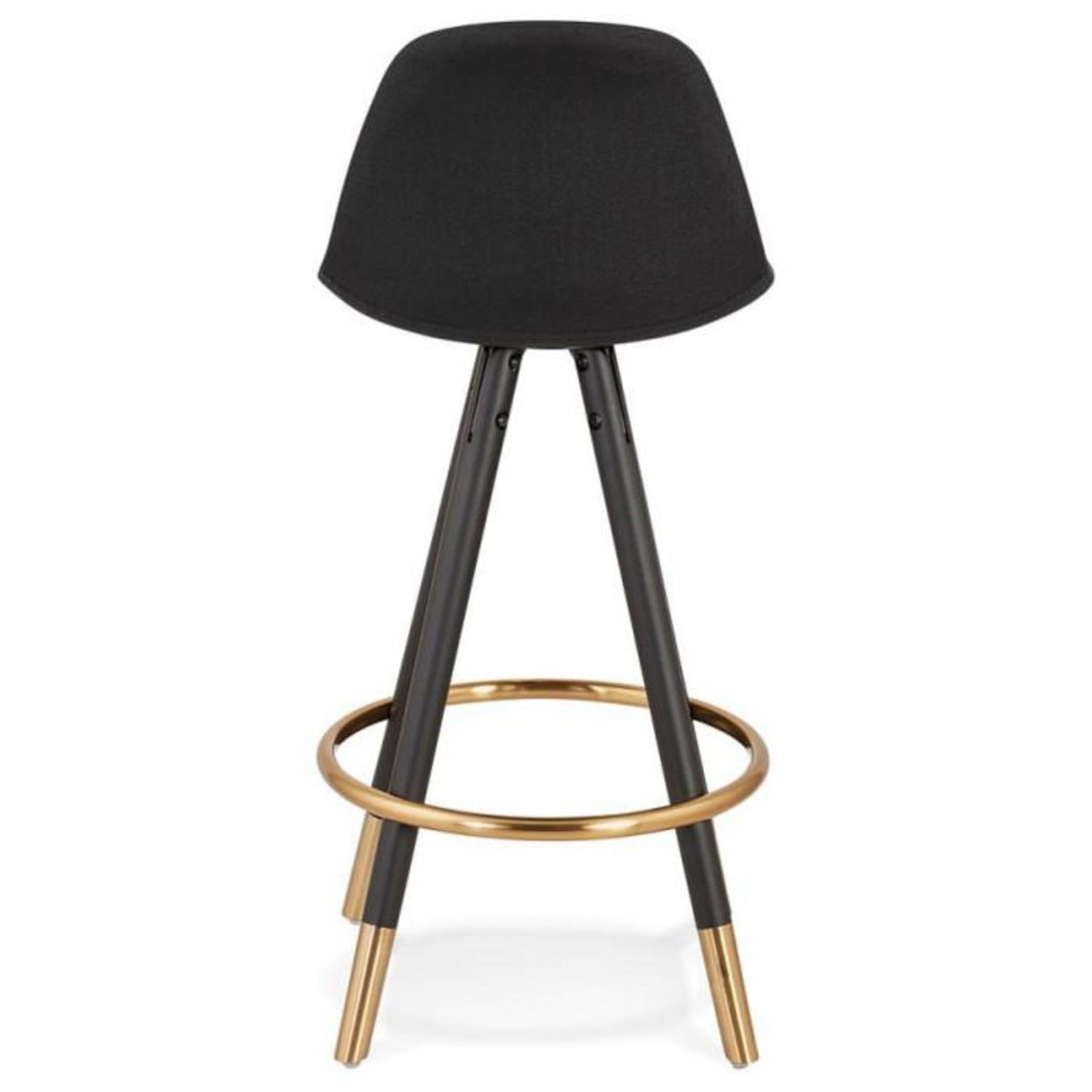 Paris Prix Tabouret de Bar Design  Ratima  87cm Noir & Or